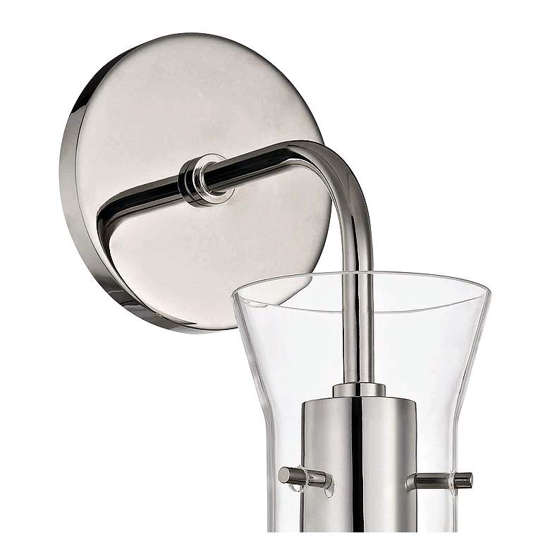Image 3 Mitzi Anya 18 1/2" High Polished Nickel Wall Sconce more views