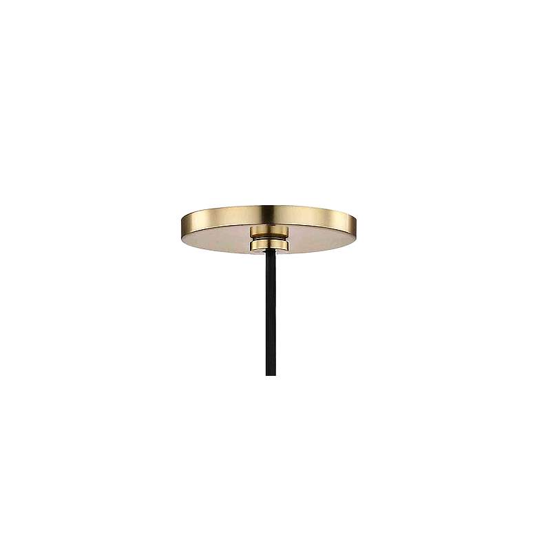 Image 4 Mitzi Anya 5 1/2" Wide Aged Brass Modern Mini Pendant more views