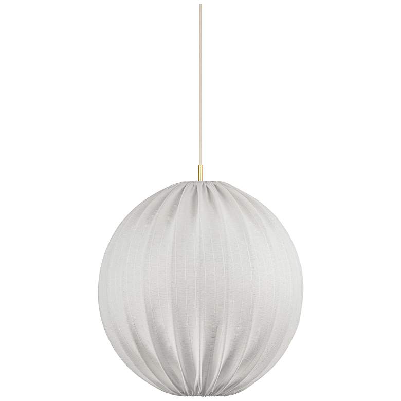 Image 1 Mitzi Arabella 16" Wide Aged Brass Pendant Light