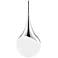 Mitzi Ariana 10 1/2"W Polished Nickel Teardrop Mini Pendant