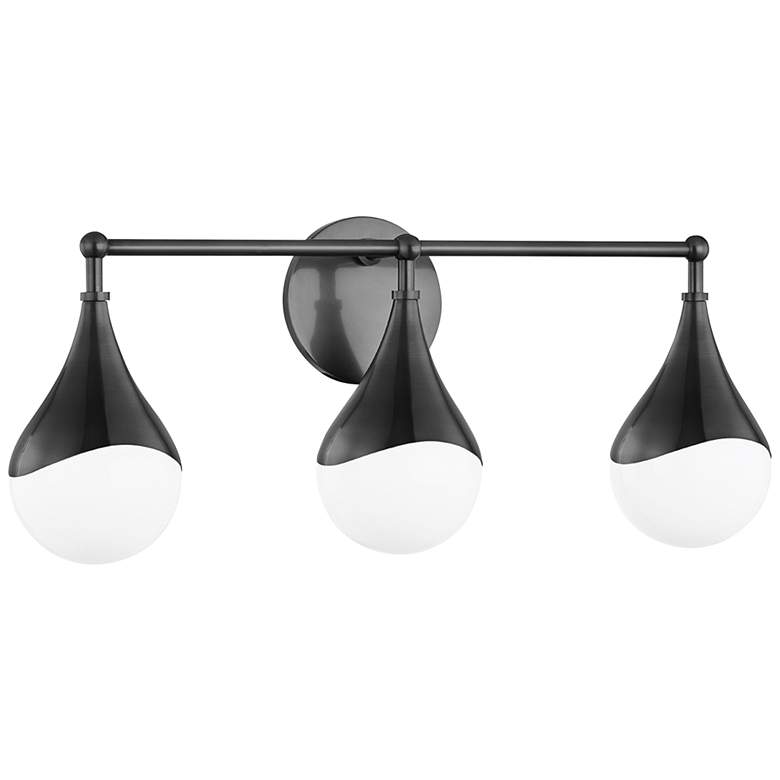 Image 2 Mitzi Ariana 22 3/4" Wide 3-Light Old Bronze LED Bath Light