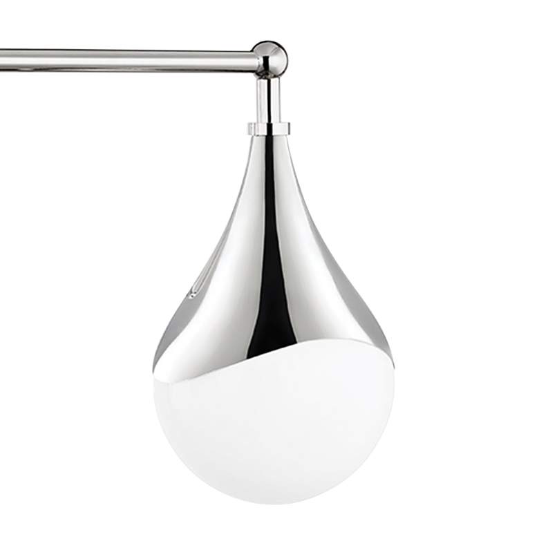 Image 3 Mitzi Ariana 22 3/4"W 3-Light Polished Nickel LED Bath Light more views