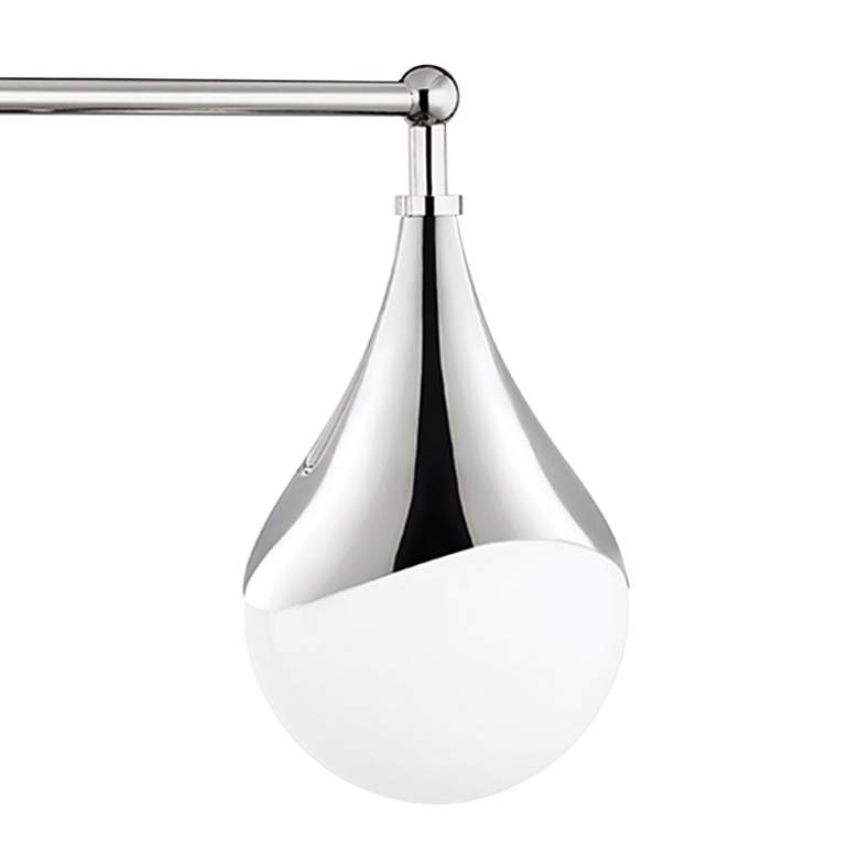 Image 3 Mitzi Ariana 22 3/4 inchW 3-Light Polished Nickel LED Bath Light more views