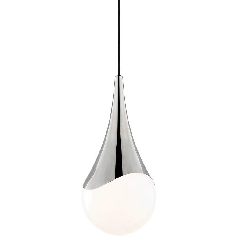 Image 2 Mitzi Ariana 7 1/2 inch Wide Polished Nickel Mini Pendant Light