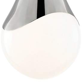 Image3 of Mitzi Ariana 7 1/2" Wide Polished Nickel Mini Pendant Light more views