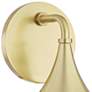 Mitzi Ariana 9 1/2" High Aged Brass LED Wall Sconce