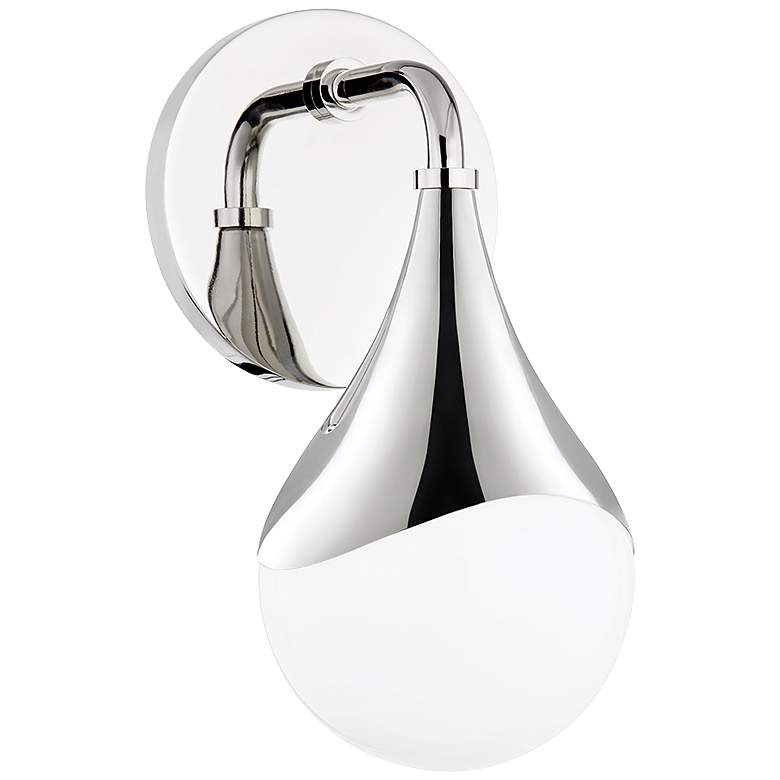 Image 2 Mitzi Ariana 9 1/2" High Polished Nickel LED Wall Sconce