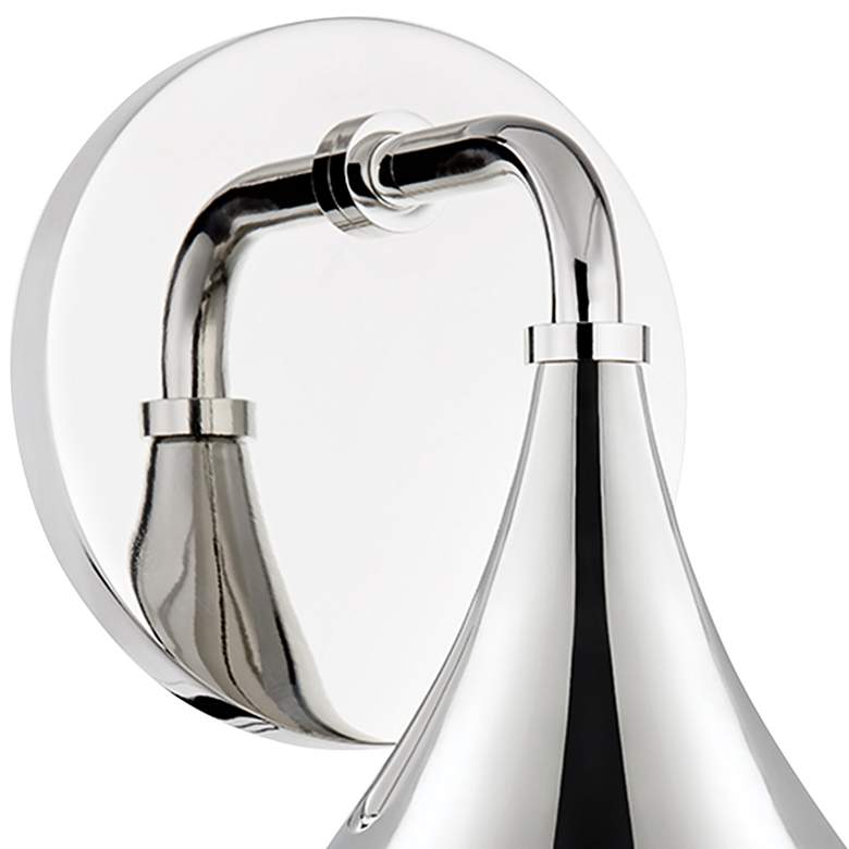 Image 3 Mitzi Ariana 9 1/2" High Polished Nickel LED Wall Sconce more views