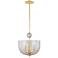 Mitzi Arianne 13" Wide Aged Brass 3-Light Pendant