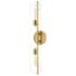 Mitzi Ariel 28" High Aged Brass 2-Light Wall Sconce