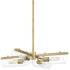 Mitzi Ariel 28" Wide Aged Brass 4-Light Chandelier