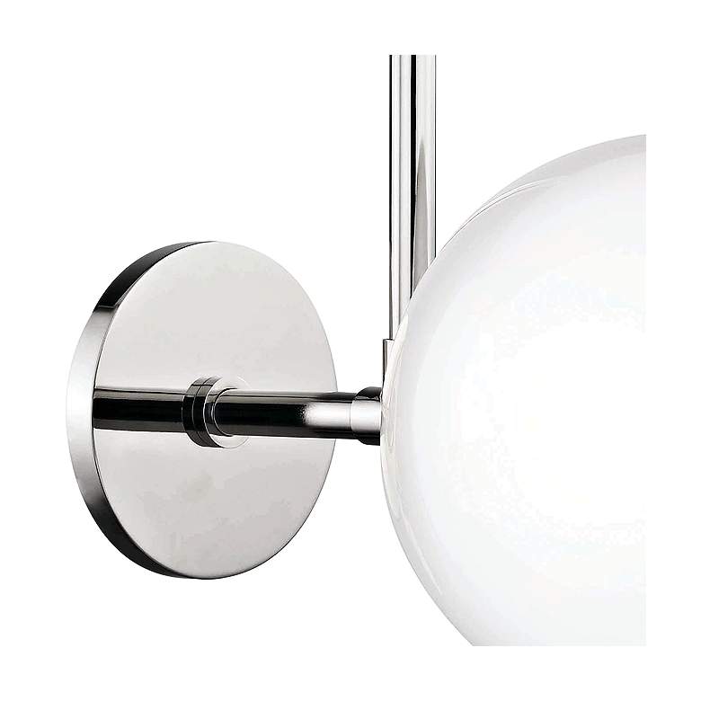 Image 2 Mitzi Ashleigh 21 1/2" High Nickel 2-Light LED Wall Sconce more views