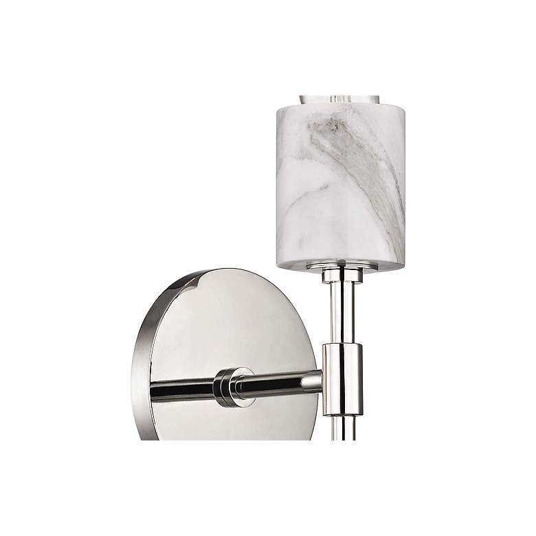 Image 2 Mitzi Asime 21 3/4" High Polished Nickel 2-Light Wall Sconce more views