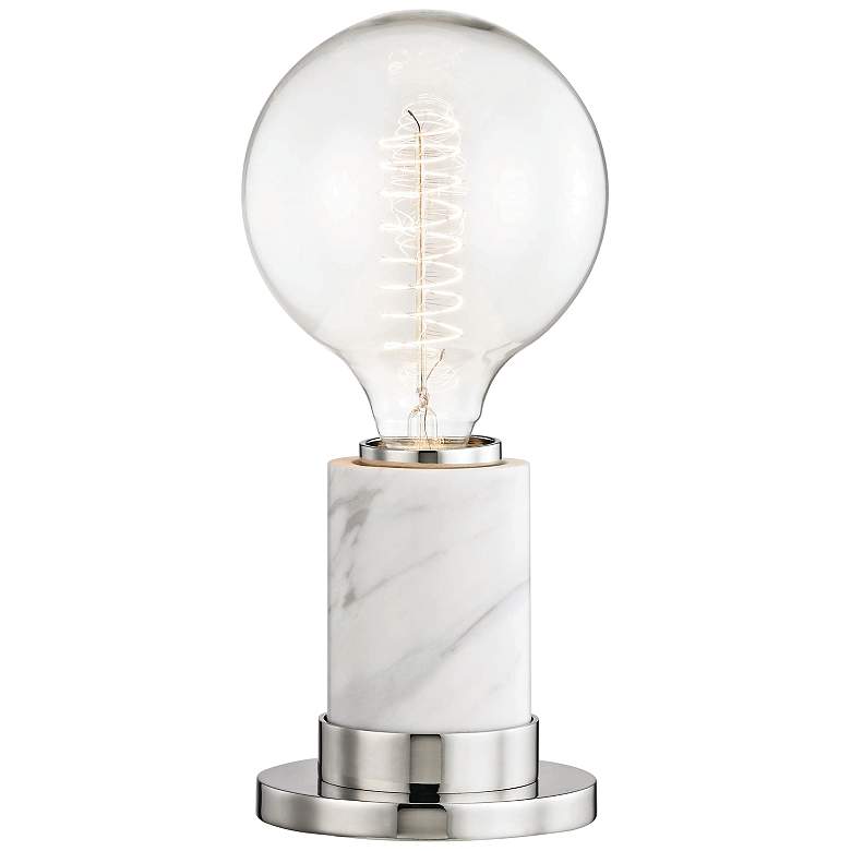 Image 1 Mitzi Asime Polished Nickel 10 inch High Accent Table Lamp