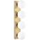 Mitzi Aspyn 24 3/4" Wide Aged Brass 4-Light LED Bath Light