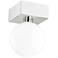 Mitzi Aspyn 5 1/4" Wide Polished Nickel LED Ceiling Light