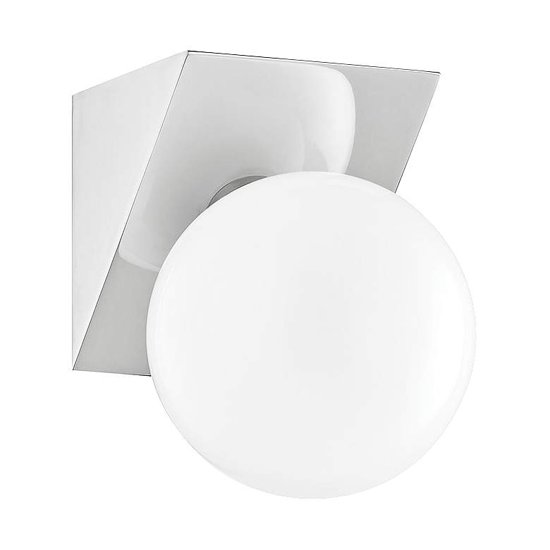 Image 1 Mitzi Aspyn 7" High Polished Nickel LED Wall Sconce