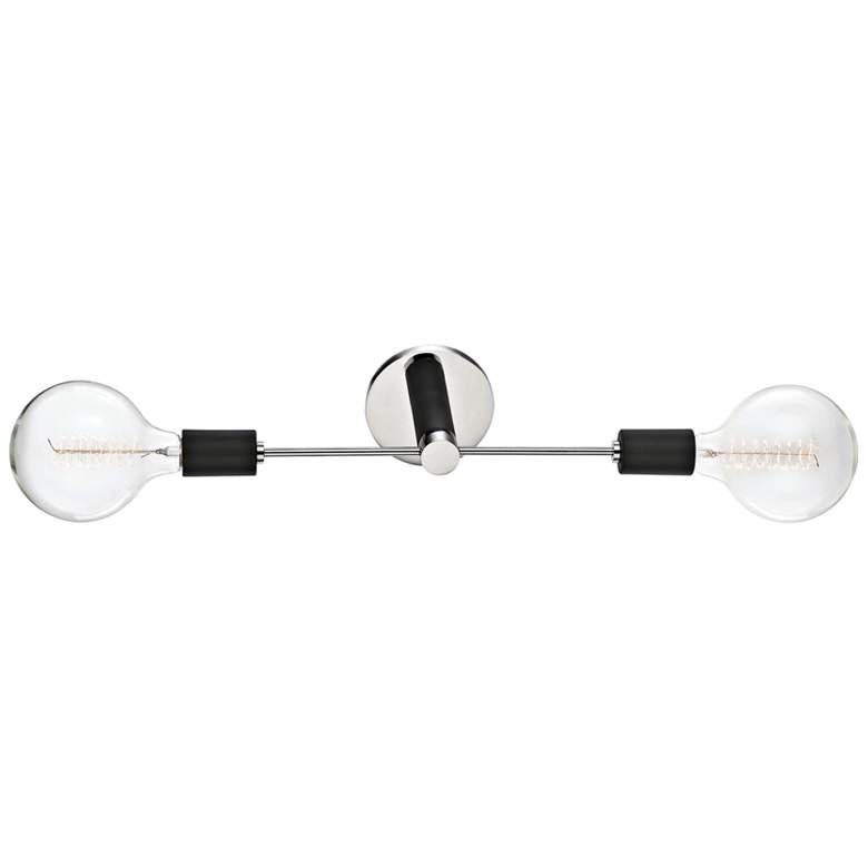 Image 3 Mitzi Astrid 18" High Polished Nickel 2-Light Wall Sconce more views