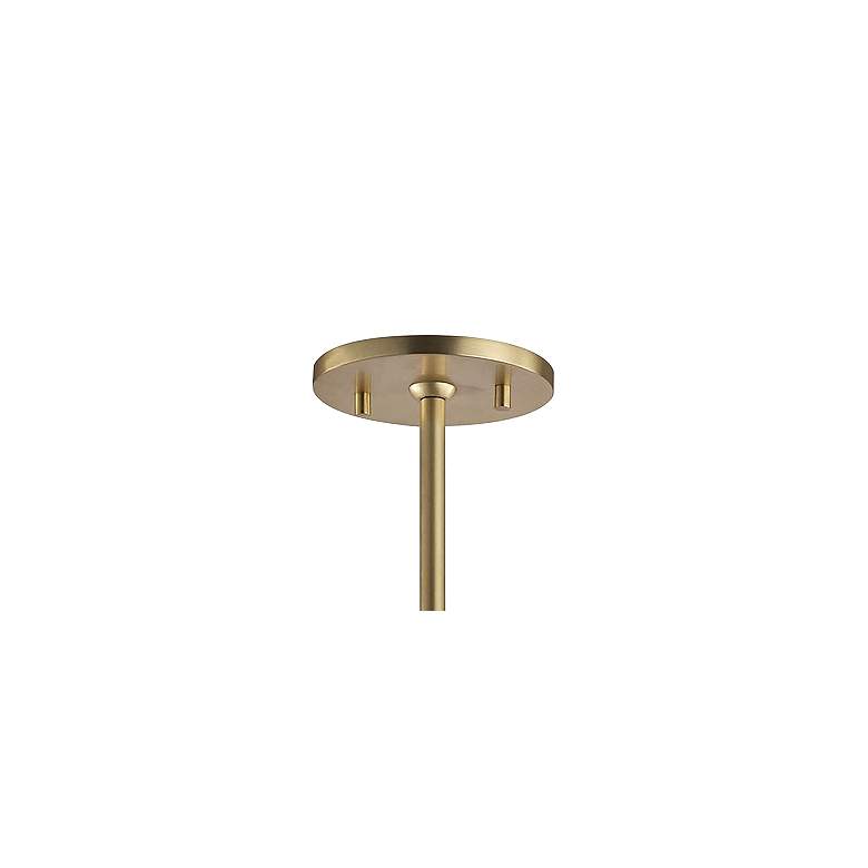 Image 4 Mitzi Astrid 28"W Aged Brass and Black 8-Light Chandelier more views