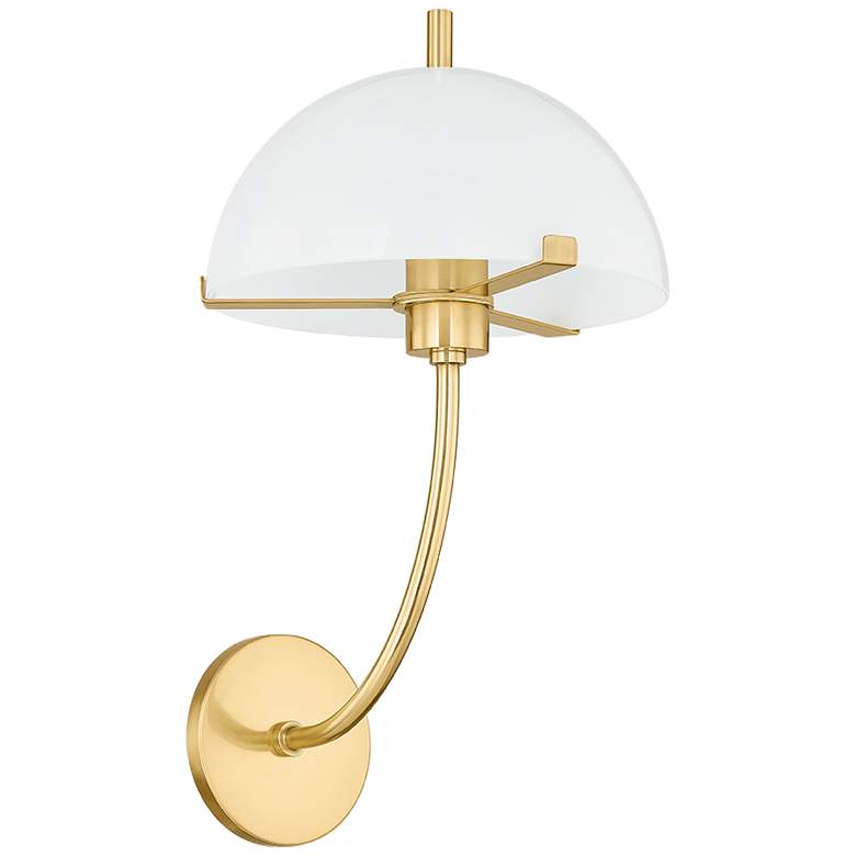 Image 1 Mitzi Atala 9.75 In 1 Lt Wall Sconce Aged Brass
