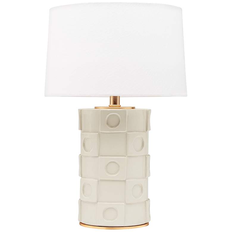 Image 1 Mitzi Athena Creamy White Ceramic Accent Table Lamp