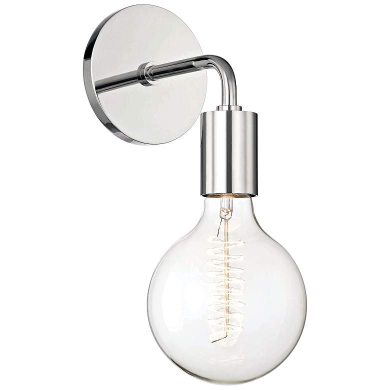 Image 2 Mitzi Ava 11" High Polished Nickel Wall Sconce