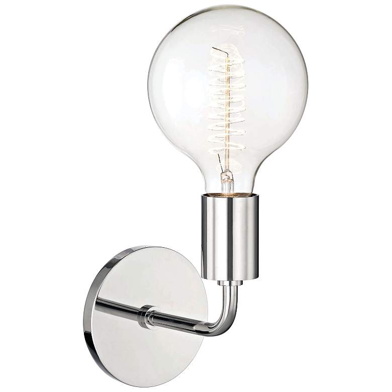 Image 4 Mitzi Ava 11" High Polished Nickel Wall Sconce more views
