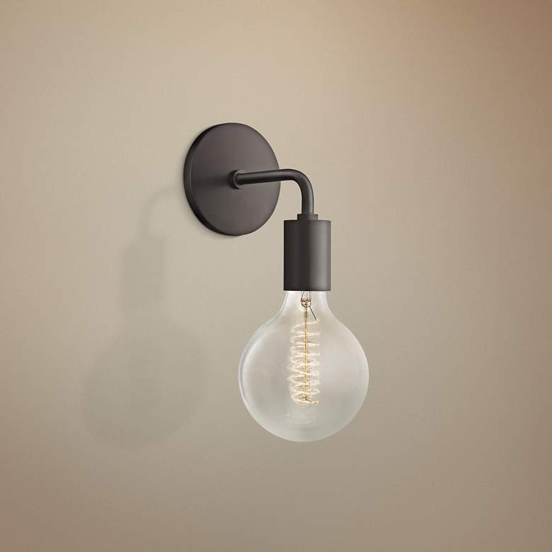 Image 1 Mitzi Ava 12 1/4" High Old Bronze Wall Sconce