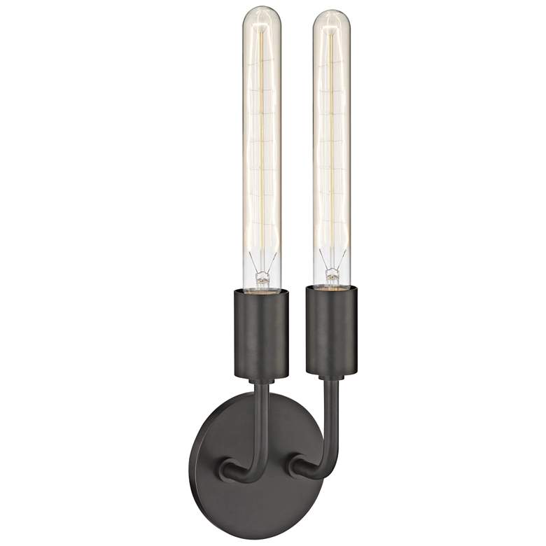Image 1 Mitzi Ava 16 1/2" High Old Bronze 2-Light Wall Sconce
