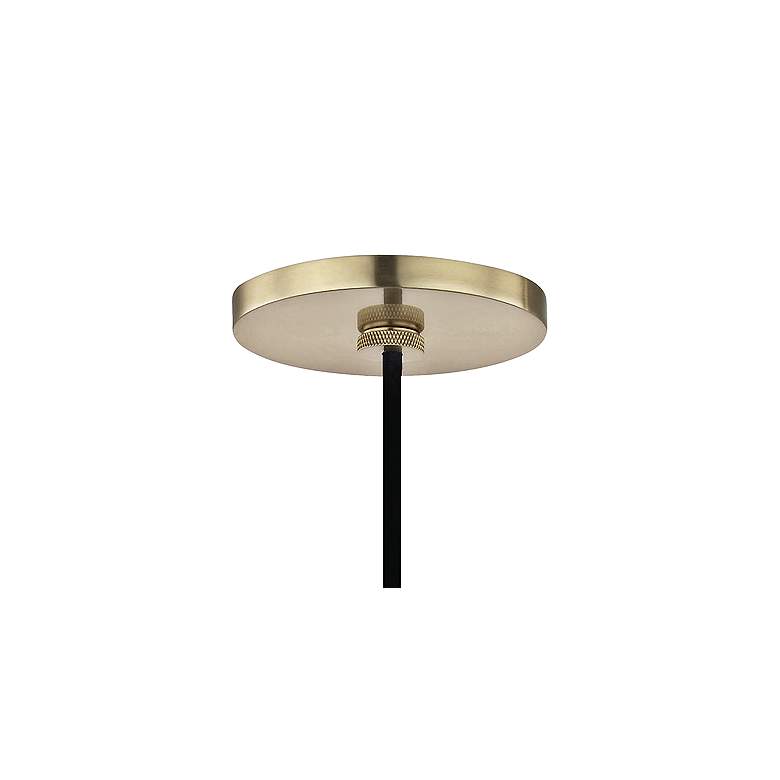 Image 4 Mitzi Ava 5" Wide Aged Brass Mini Pendant more views