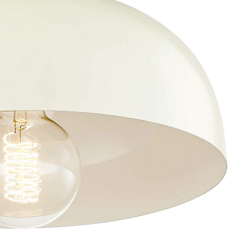 Image 3 Mitzi Avery 11" Wide Cream and Aged Brass Modern Luxe Ceiling Light more views