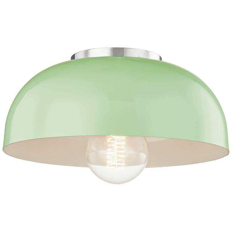 Image 1 Mitzi Avery 11" Wide Modern Mint Green Modern Ceiling Light