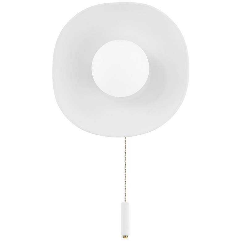 Image 1 Mitzi Bacia 12" High Aged Brass Wall Sconce