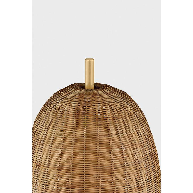 Image 2 Mitzi Beatrice Floor Lamp 14" in Aged Brass more views