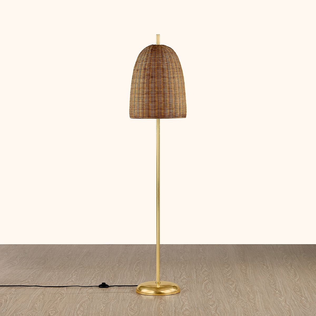 Mitzi Beatrice Floor Lamp 14" in Aged Brass