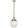 Mitzi Bella 10 1/2" Wide Aged Brass Mini Pendant