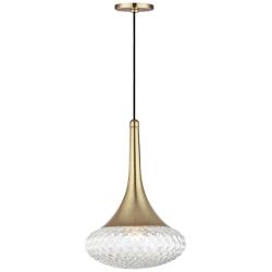 Mitzi Bella 11 3/4" Wide Aged Brass Mini Pendant