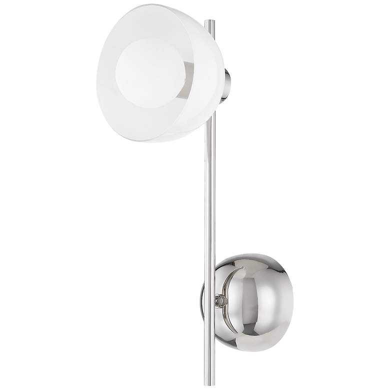 Image 1 Mitzi Belle 12.5 inch Polished Nickel 1 Light Wall Sconce