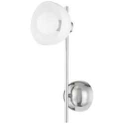 Mitzi Belle 12.5&quot; Polished Nickel 1 Light Wall Sconce
