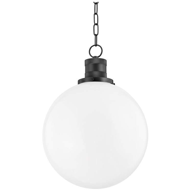 Image 1 Mitzi Beverly 14" Wide Old Bronze Pendant Light