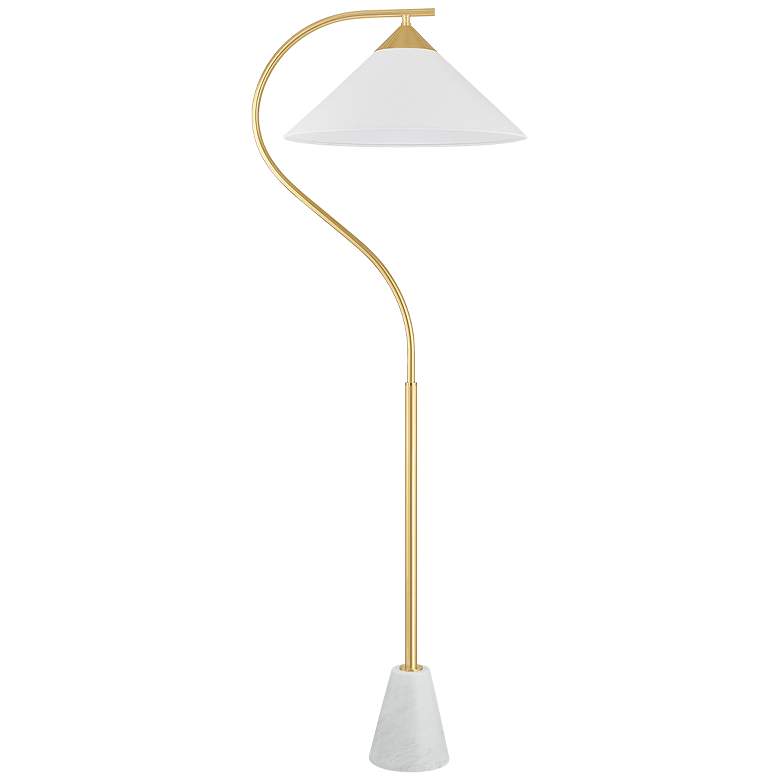 Image 1 Mitzi Bianca 23 In 1 Lt Floor Lamp Aged Brass