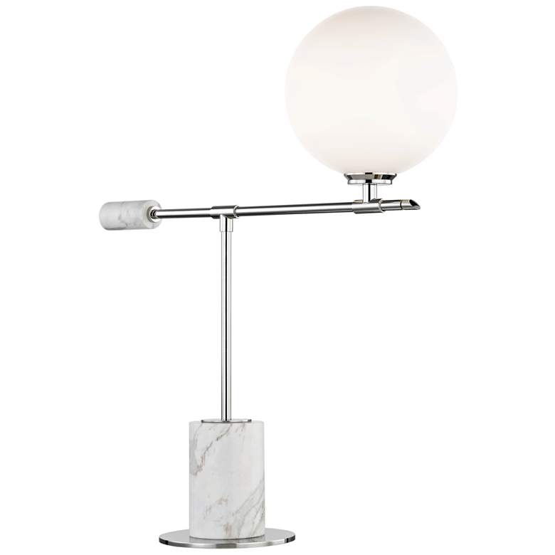 Image 1 Mitzi Bianca Polished Nickel LED Accent Table Lamp