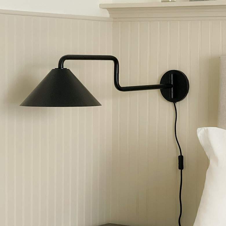 Image 2 Mitzi Brianna 24" Gold Leaf 1 Light Portable Wall Sconce