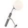 Mitzi Brielle 19 1/4" High Polished Nickel Accent Table Lamp