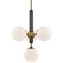 Thumbnail2 of Mitzi Brielle 20 1/2" Wide Aged Brass 4-Light Pendant
