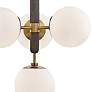 Mitzi Brielle 20 1/2" Wide Aged Brass 4-Light Pendant