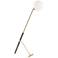 Mitzi Brielle Aged Brass and Concrete Floor Lamp