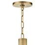 4_Mitzi Brigitte 25" Wide Aged Brass 6-Light Candelabra Chandelier more views