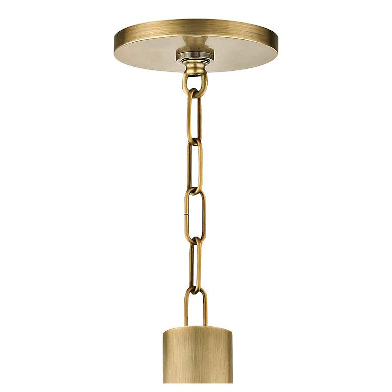 Image 4 Mitzi Brigitte 25" Wide Aged Brass 6-Light Chandelier more views