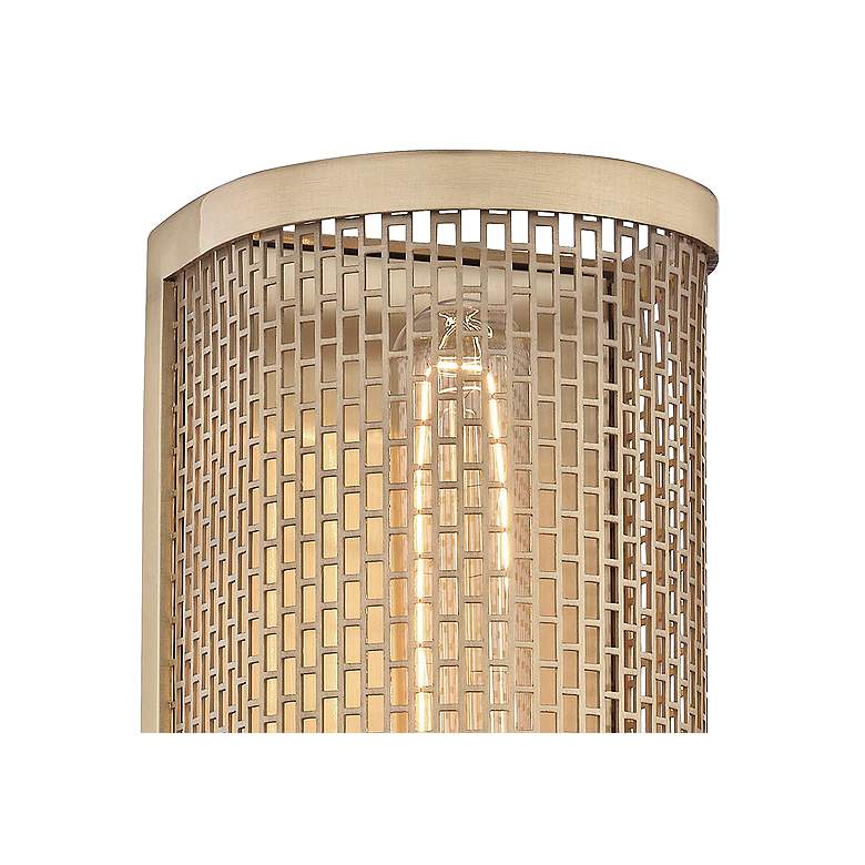 Image 2 Mitzi Britt 13" High Aged Brass Wall Sconce more views